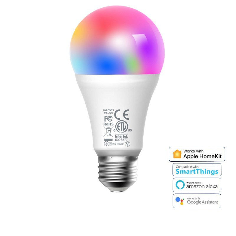 Meross Smart Wi-Fi LED 9W Bulb E27 (Screw In) – Alexa, Google & HomeKit Compatible