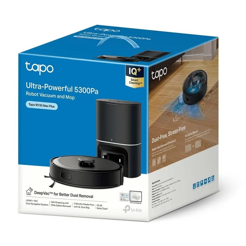 TP-Link Tapo RV30 Max Plus Robot Vacuum & Mop